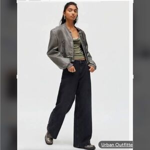 BDG Urban Outfitters Black High- Wide Jeans